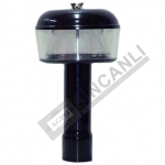 HAVA FİLTRE CAMLI BACA BORULU 63.5MM SAC KAPAK