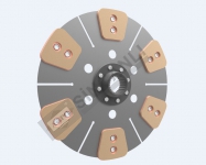 DEBRİYAJ BALATASI 6 PADLİ 25 DİŞ 13'' YAYSIZ