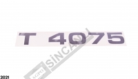 T 4075 ETİKET
