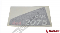 YAN YAZI SOL ETİKETİ 2075 DKK 4x4