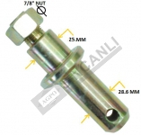 Impliment Mounting Pins 25.4x28.6 Mm 7/8