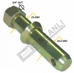 Impliment Mounting Pins 25x28 Mm 3/4