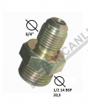 HİD.DAMPER HORTUM REKORU ERKEK 3/4-1/2 BSP
