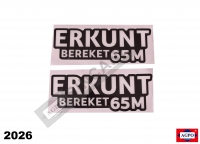 KAPORTA YAZI ETİKETİ TAKIM R-L BEREKET 65m DAMLA